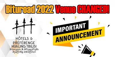 Bituroad 2022 Venue CHANGED!